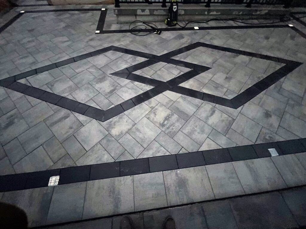 Pavement project by Dianya Landscaping